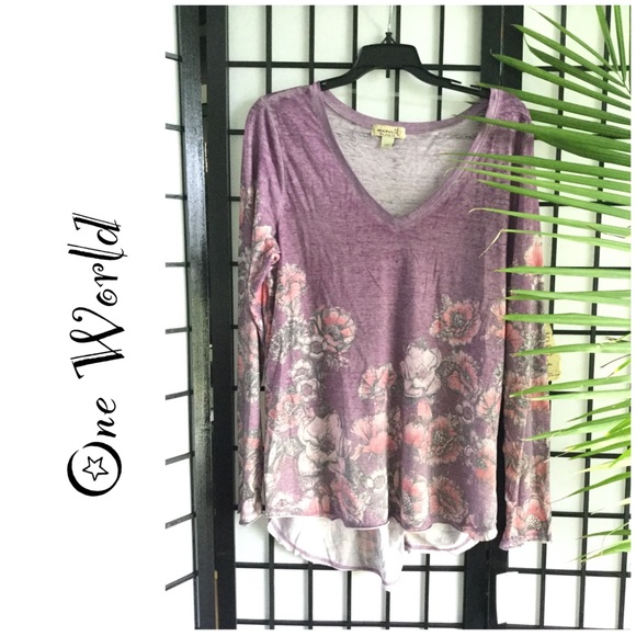 Oneworld Tops - 💫Oneworld lilac top